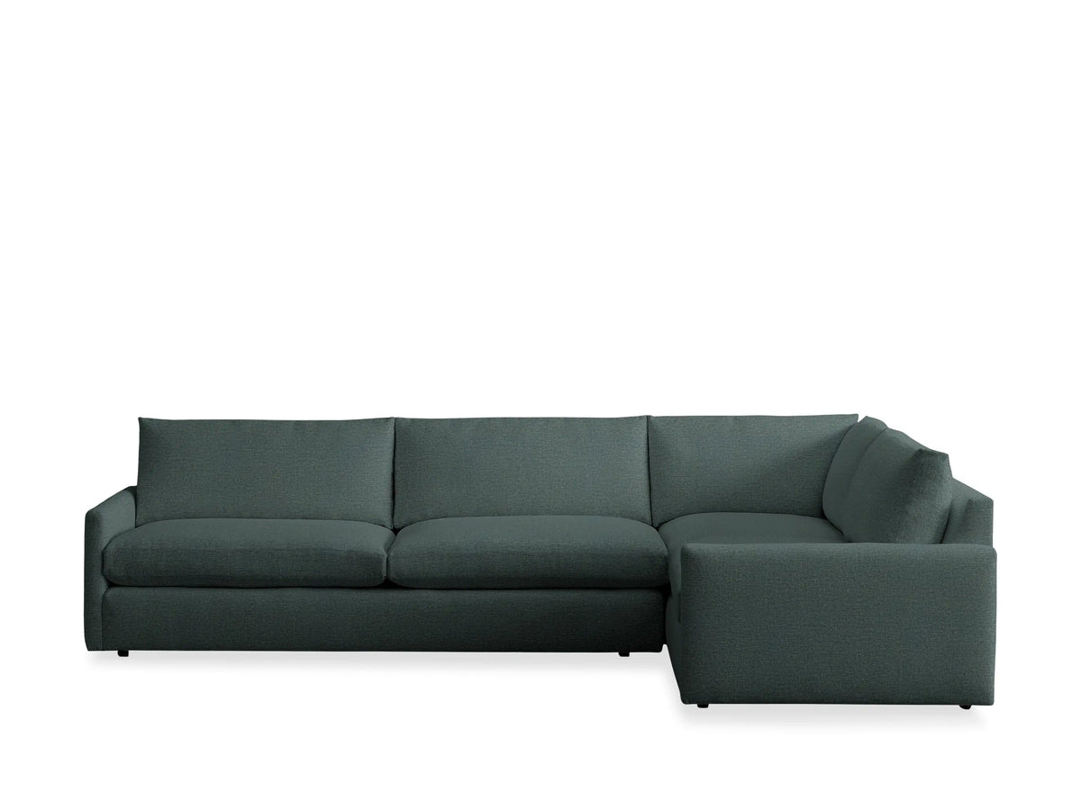 Kipton Slim Arm Two-Piece Chaise Sectional