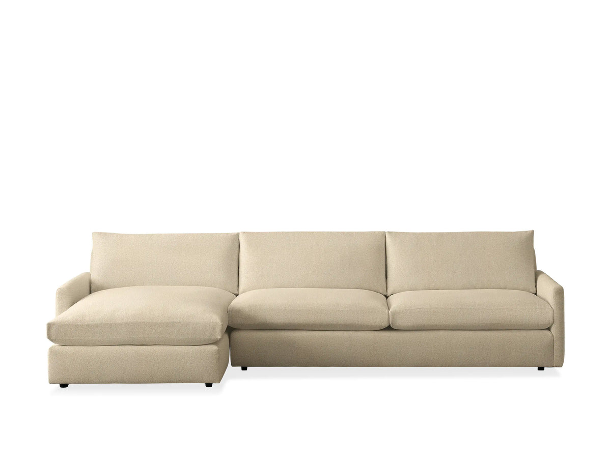 Kipton Slim Arm Two-Piece Chaise Sectional