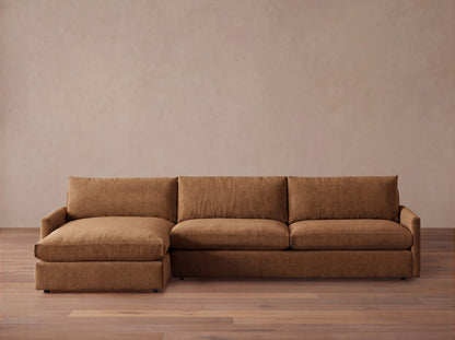 Kipton Slim Arm Two-Piece Chaise Sectional