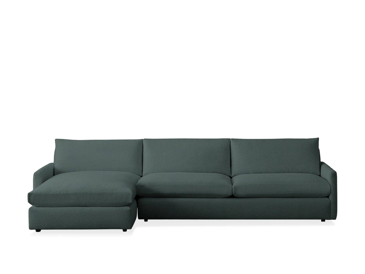Kipton Slim Arm Two-Piece Chaise Sectional