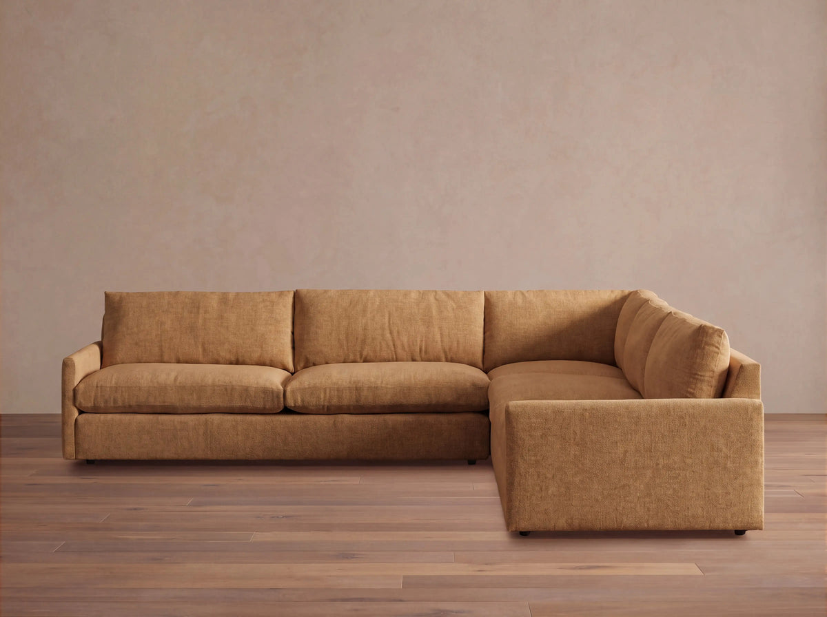 Kipton Slim Arm Three-Piece Corner Sectional