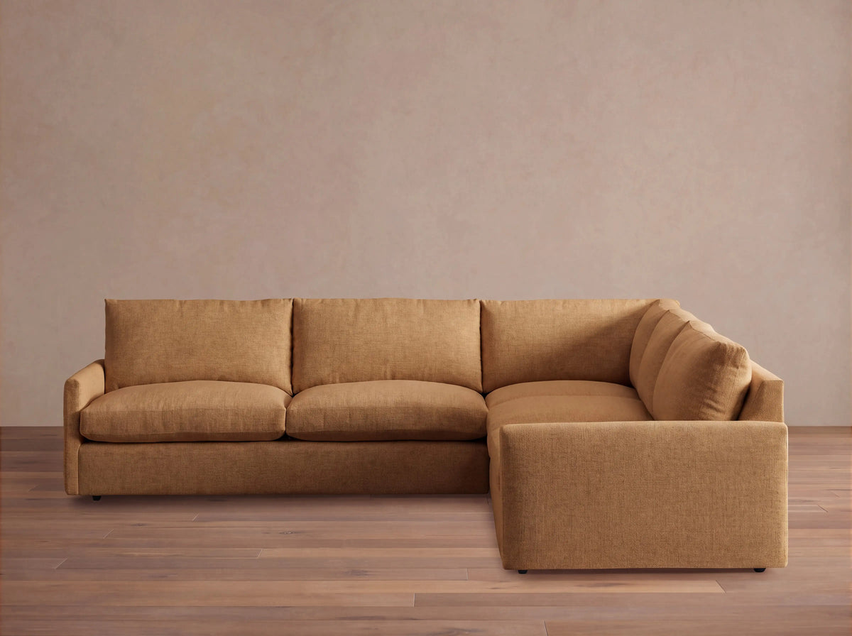 Kipton Slim Arm Three-Piece Corner Sectional