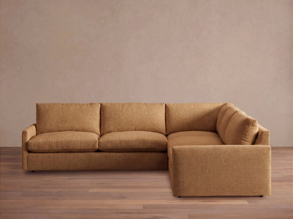 Kipton Slim Arm Three-Piece Corner Sectional