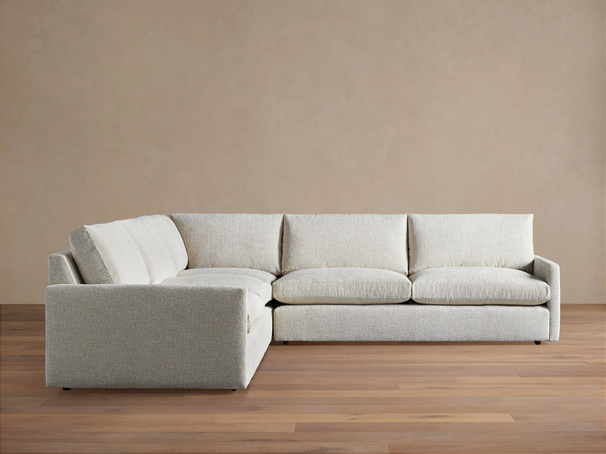 Kipton Slim Arm Three-Piece Corner Sectional