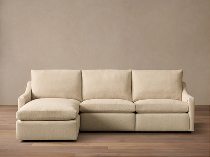 Kipton Slope Arm Three-Piece Motion Chaise Sectional