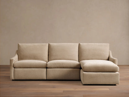 Kipton Slope Arm Three-Piece Motion Chaise Sectional