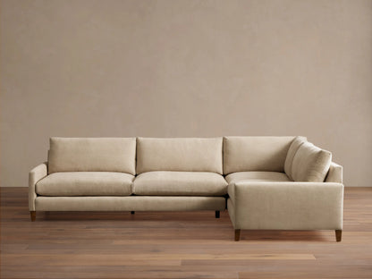 Kipton Slim Arm Elevated Two-Piece Sectional