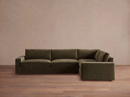 Kipton Wide Arm Two-Piece Sectional