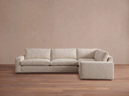 Kipton Wide Arm Two-Piece Sectional