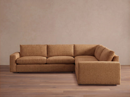 Kipton Wide Arm Three-Piece Corner Sectional