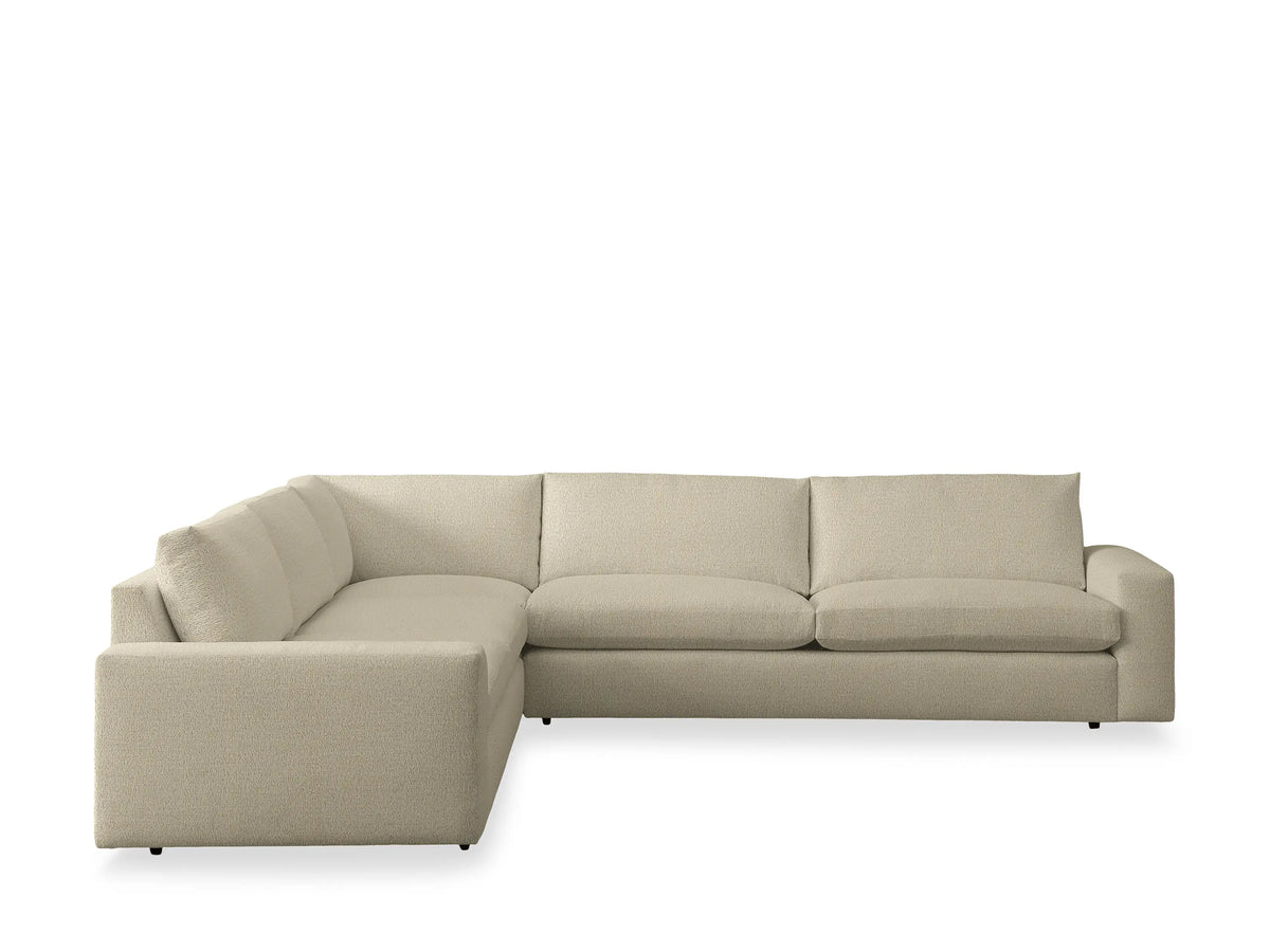 Kipton Wide Arm Three-Piece Corner Sectional