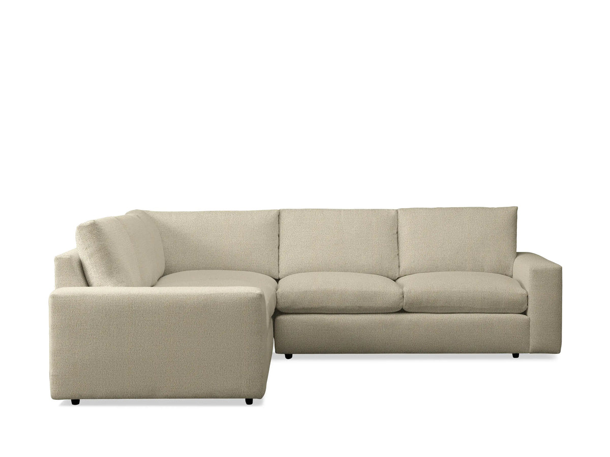 Kipton Wide Arm Three-Piece Corner Sectional