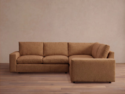 Kipton Wide Arm Three-Piece Corner Sectional