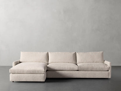 Kipton Slim Arm Two-Piece Chaise Sectional