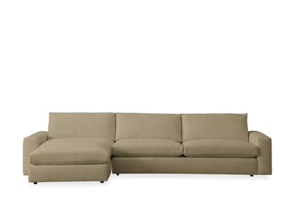 Kipton Wide Arm Two-Piece Chaise Sectional