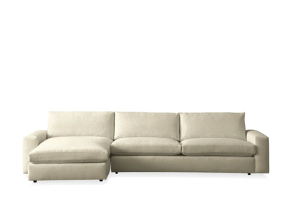 Kipton Wide Arm Two-Piece Chaise Sectional