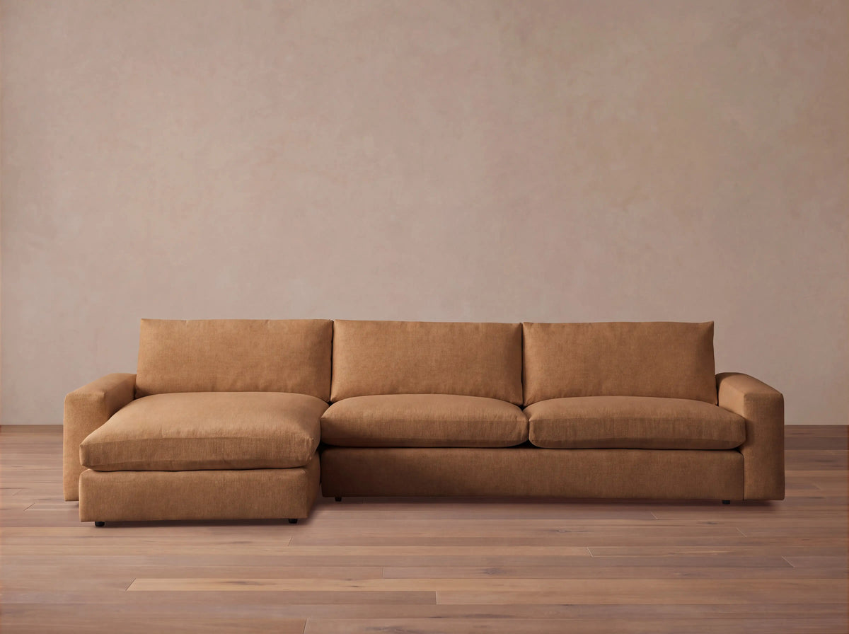 Kipton Wide Arm Two-Piece Chaise Sectional