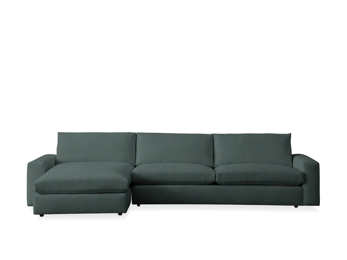 Kipton Wide Arm Two-Piece Chaise Sectional