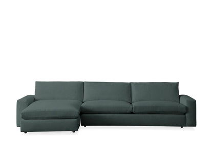 Kipton Wide Arm Two-Piece Chaise Sectional