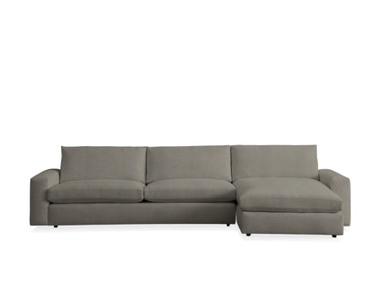 Kipton Wide Arm Two-Piece Chaise Sectional