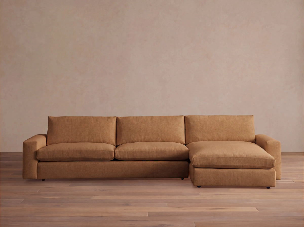 Kipton Wide Arm Two-Piece Chaise Sectional