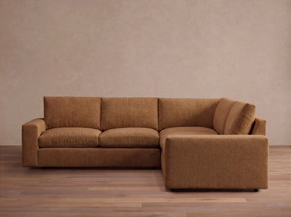 Kipton Wide Arm Three-Piece Corner Sectional
