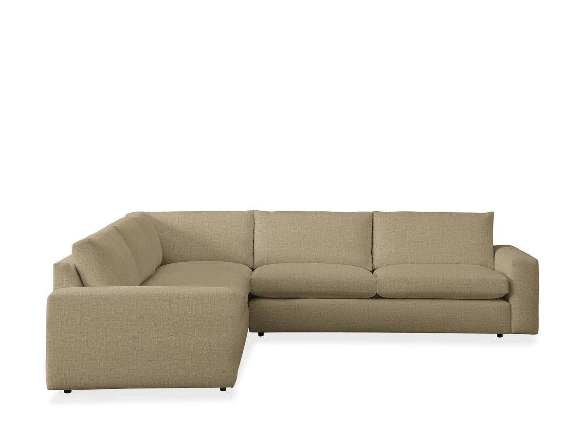 Kipton Wide Arm Three-Piece Corner Sectional