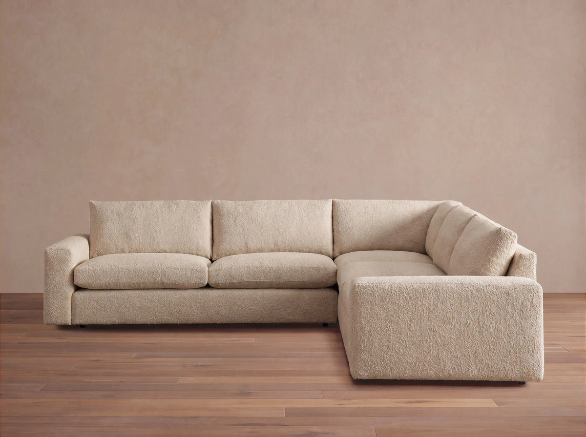 Kipton Wide Arm Three-Piece Corner Sectional