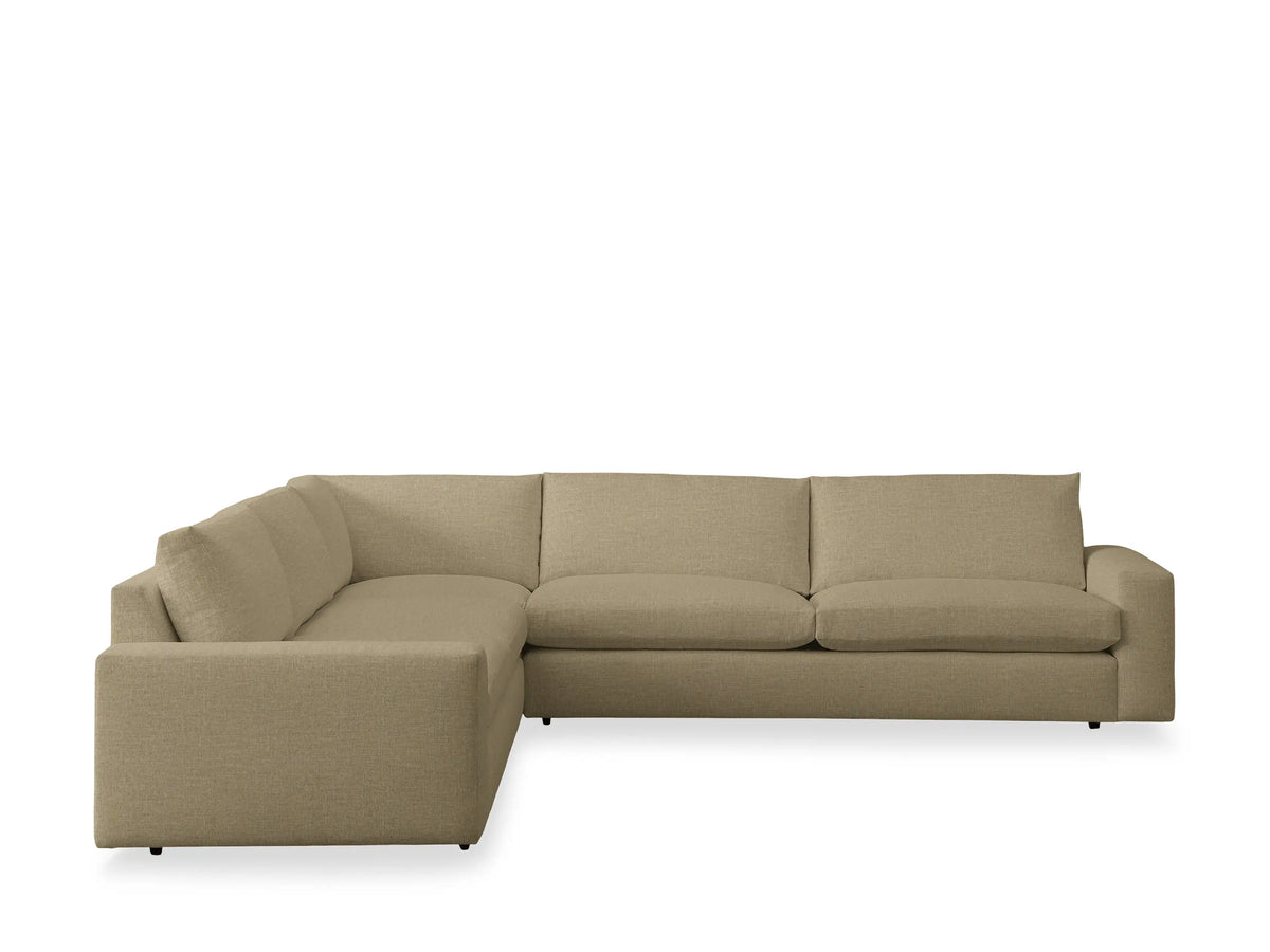 Kipton Wide Arm Three-Piece Corner Sectional