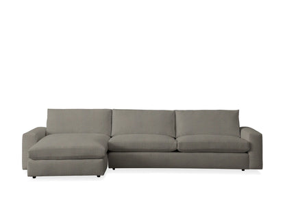 Kipton Wide Arm Two-Piece Chaise Sectional
