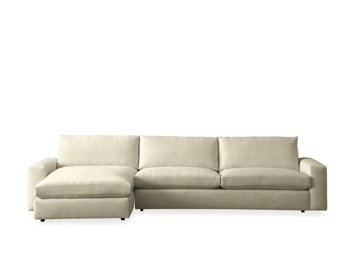 Kipton Wide Arm Two-Piece Chaise Sectional