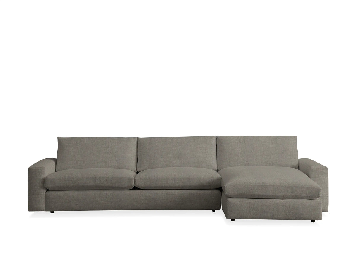 Kipton Wide Arm Two-Piece Chaise Sectional