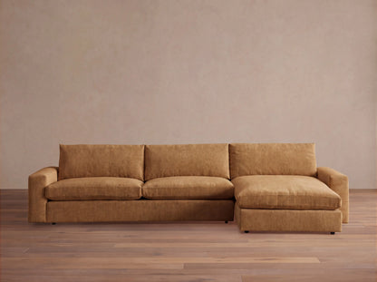 Kipton Wide Arm Two-Piece Chaise Sectional
