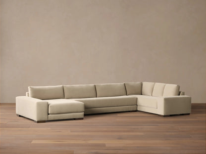 Madson Upholstered Three Piece 3/1 Left Arm Chaise Sectional (3 of 4)