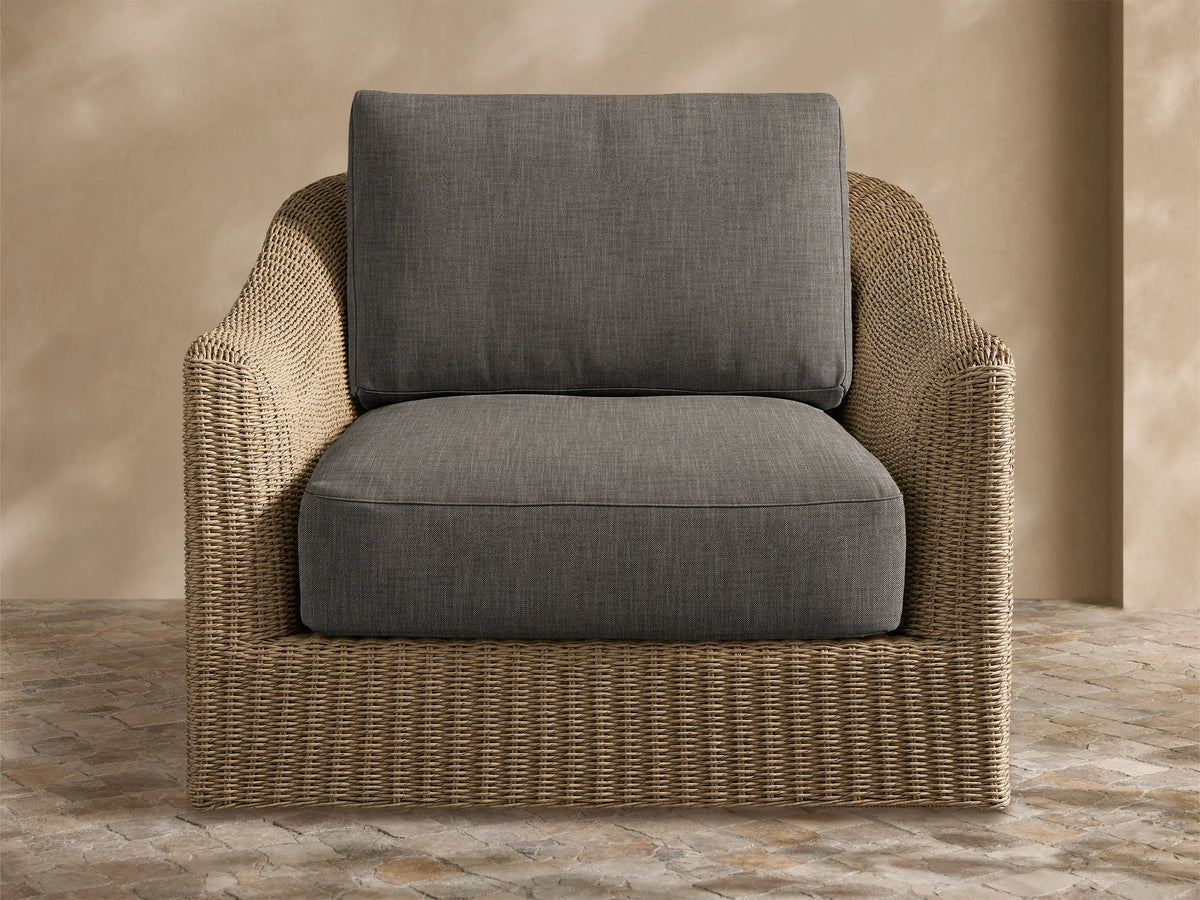 Ancona Outdoor Swivel Chair