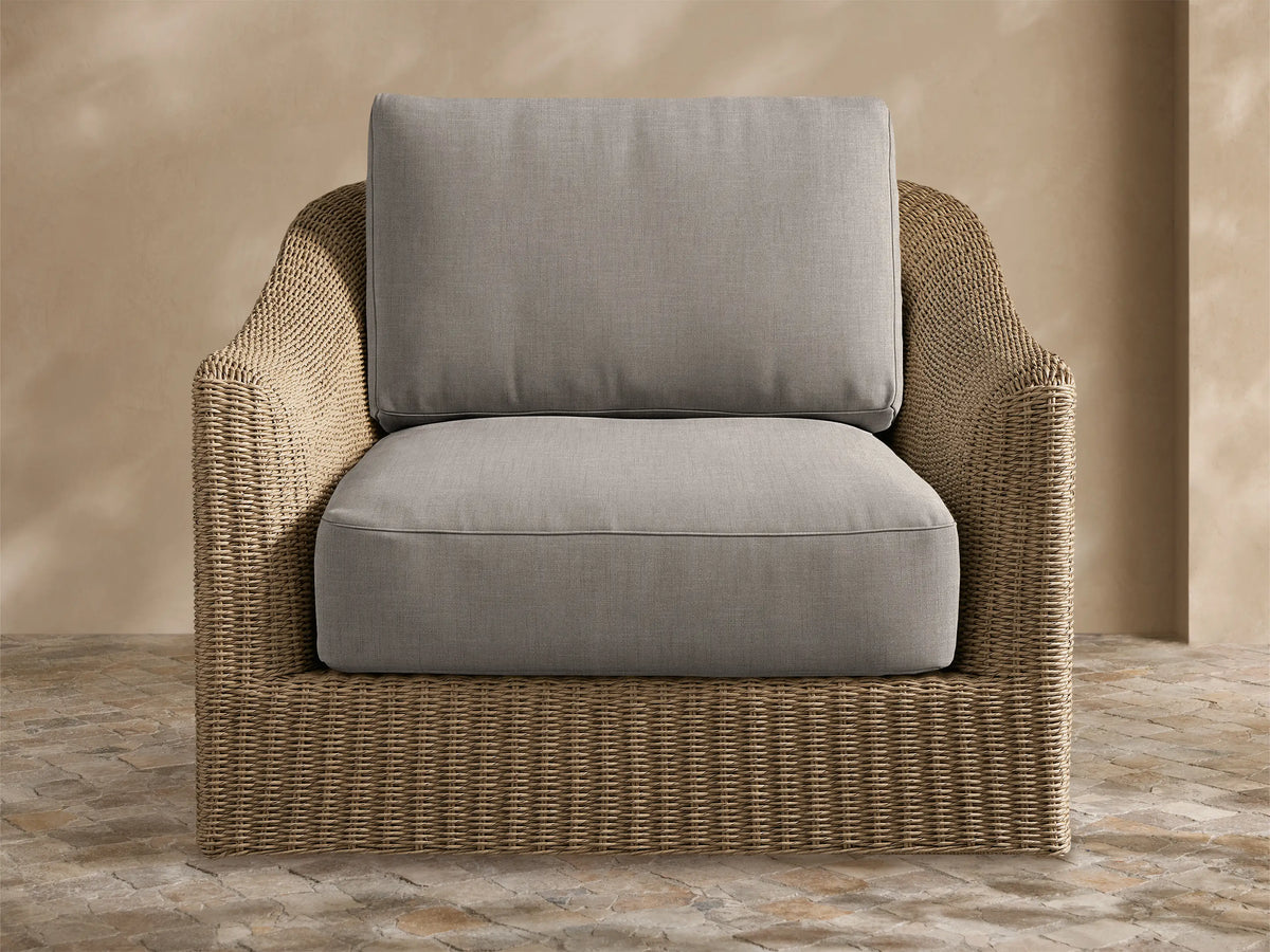 Ancona Outdoor Swivel Chair