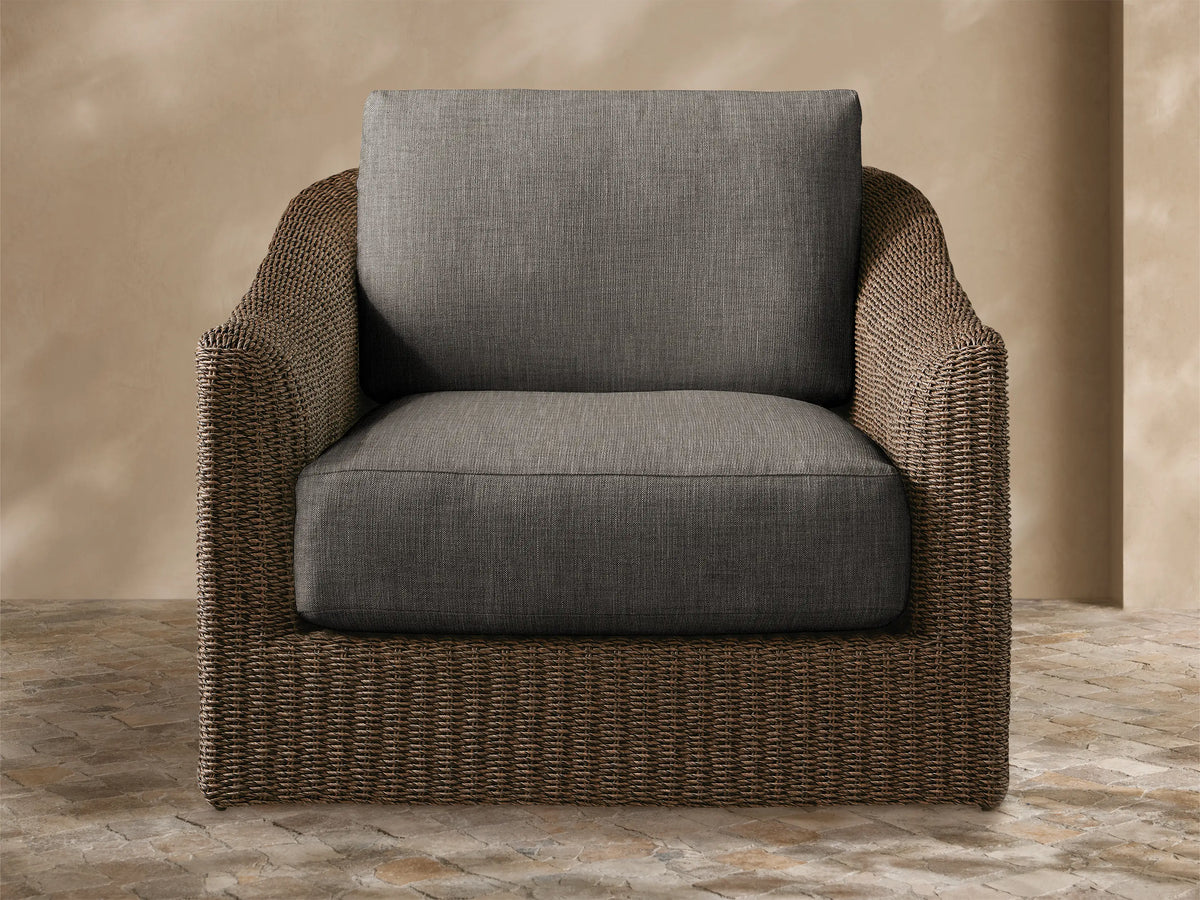 Ancona Outdoor Swivel Chair