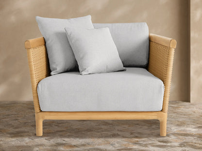 Puglia Outdoor Teak Lounge Chair