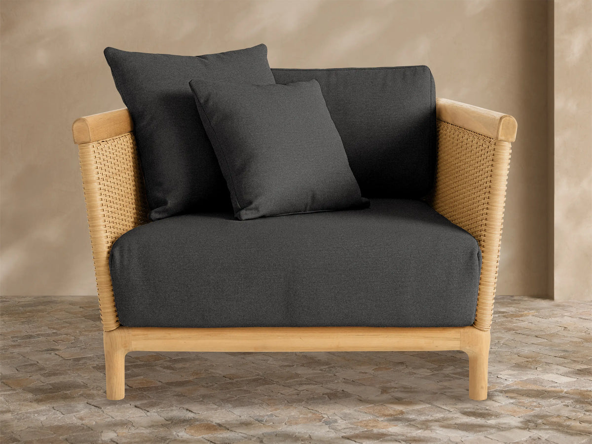 Puglia Outdoor Teak Lounge Chair