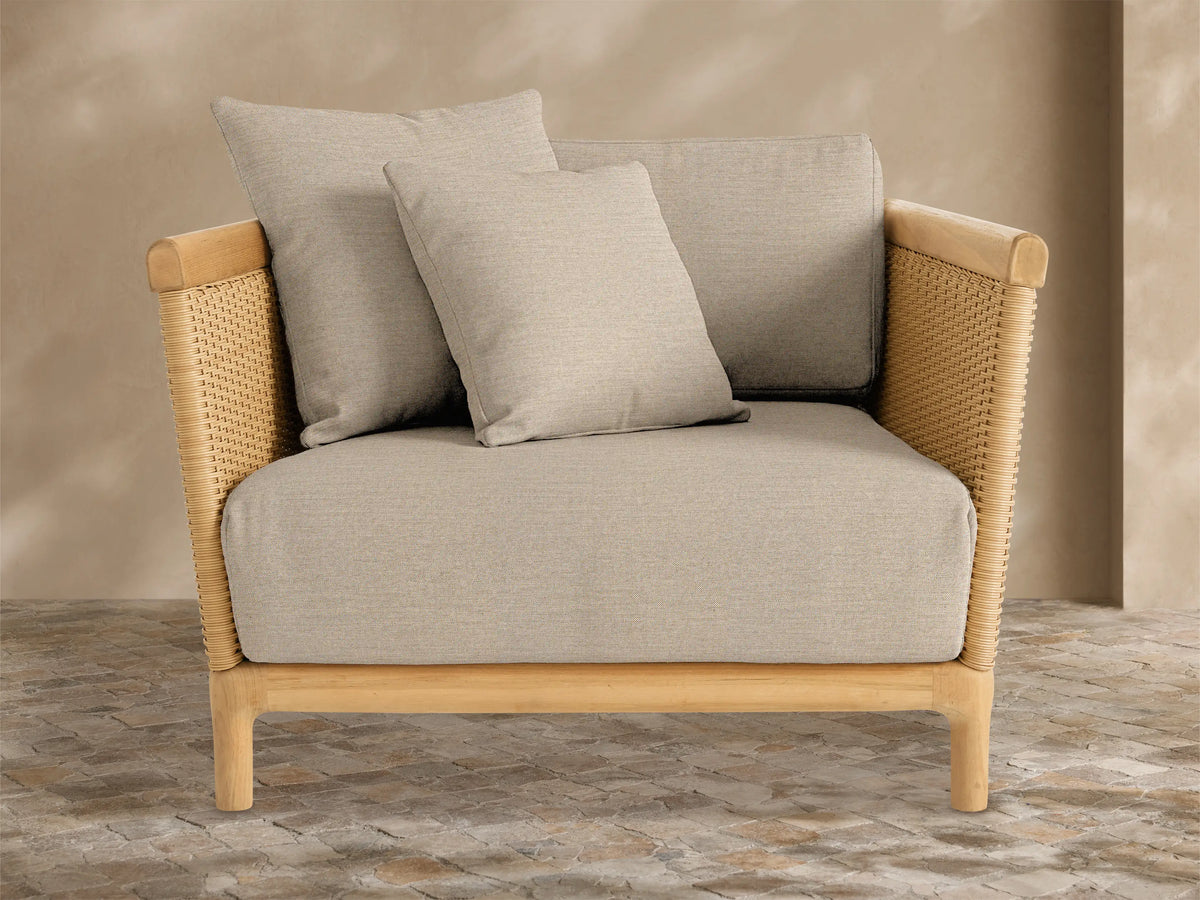 Puglia Outdoor Teak Lounge Chair