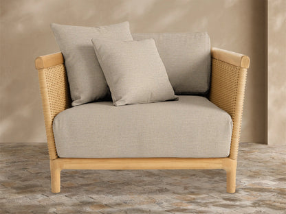 Puglia Outdoor Teak Lounge Chair
