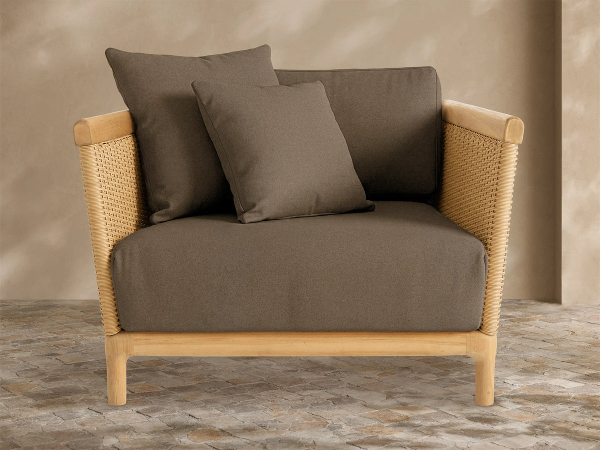 Puglia Outdoor Teak Lounge Chair