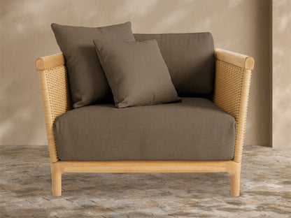 Puglia Outdoor Teak Lounge Chair
