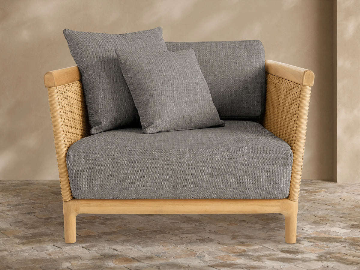 Puglia Outdoor Teak Lounge Chair
