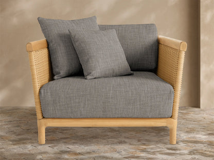 Puglia Outdoor Teak Lounge Chair