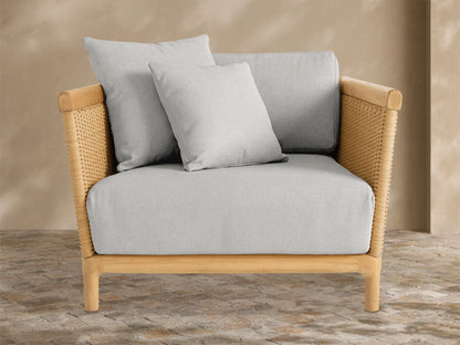 Puglia Outdoor Teak Lounge Chair