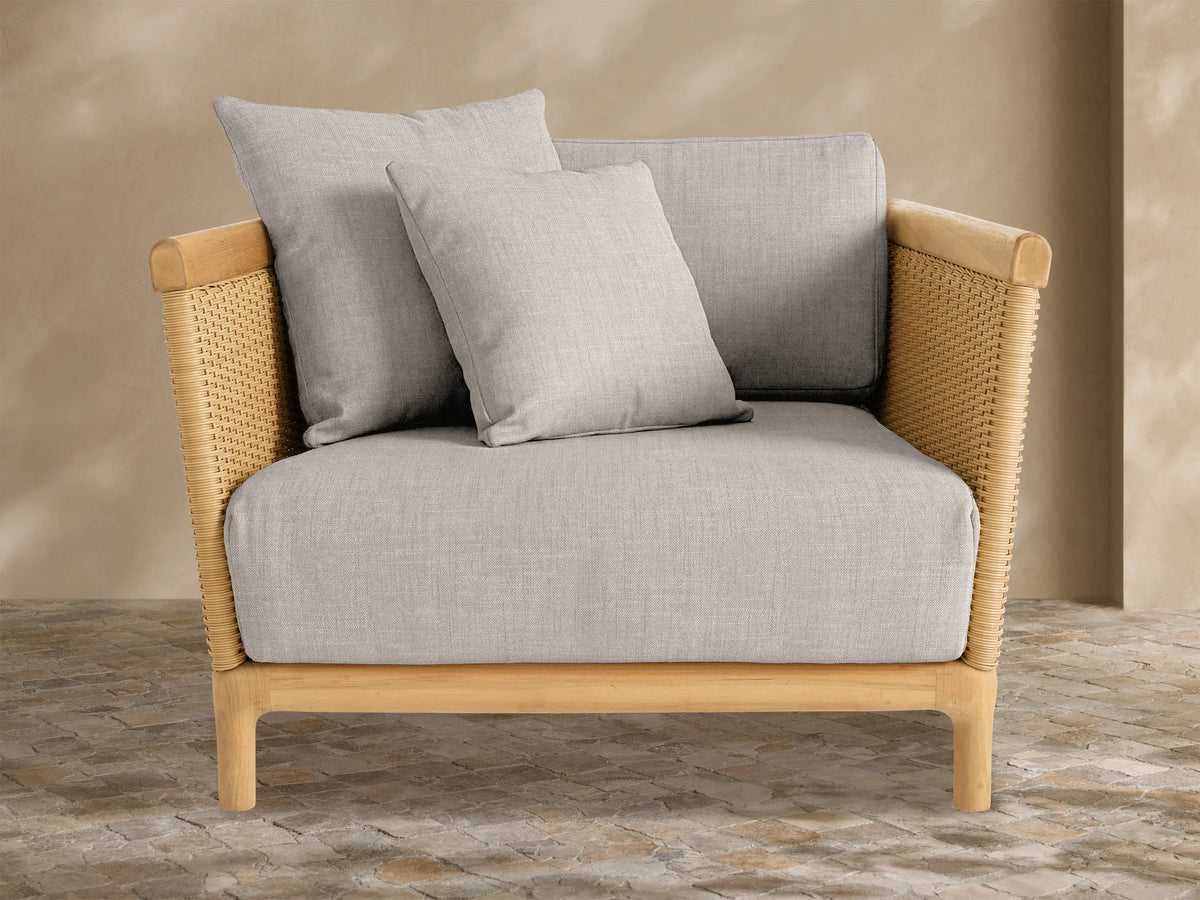 Puglia Outdoor Teak Lounge Chair