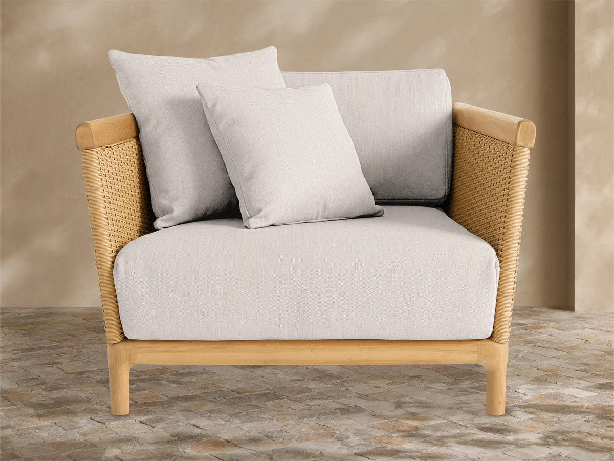 Puglia Outdoor Teak Lounge Chair