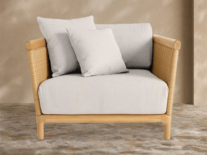 Puglia Outdoor Teak Lounge Chair