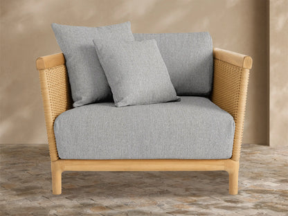 Puglia Outdoor Teak Lounge Chair